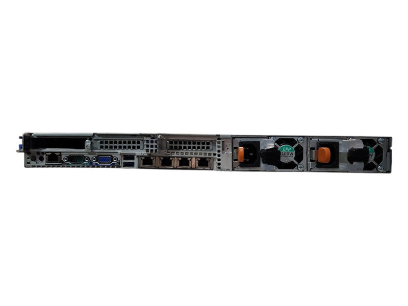 Dell PE R640 1U Server BareBone w/ 2x Heatsink, 2x 1100W PSU, No CPU, No RAM