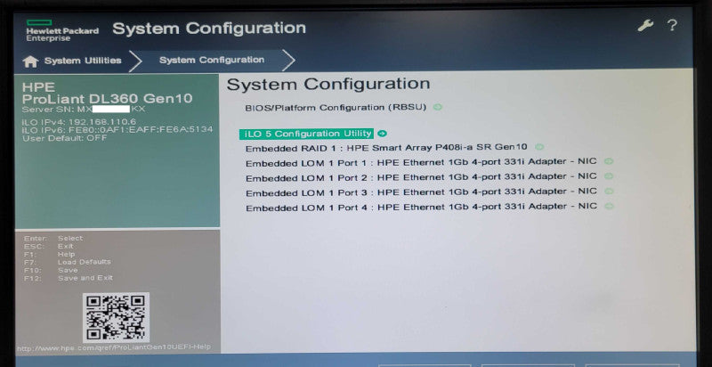 HP DL360 Gen10 1U, 1x Xeon Silver 4110 2.10GHz, 32GB, P408i-a SR G10, 8x 2.5" _