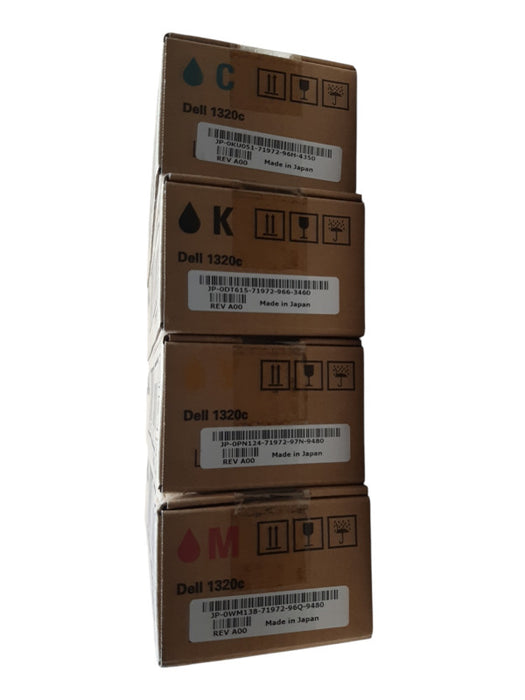 Dell 1320c REV A00, Toner Cartridge, Set of CMYK
