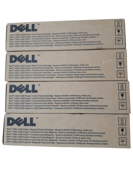 Dell 1320c REV A00, Toner Cartridge, Set of CMYK