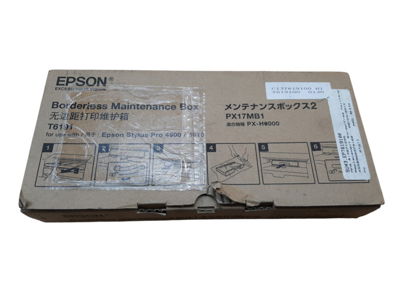 Epson Borderless Maintenance Box T6191 for10 Stylus Pro 4900/49