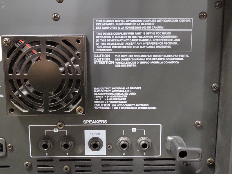 Yamaha EMX68S Powered mixer, READ _