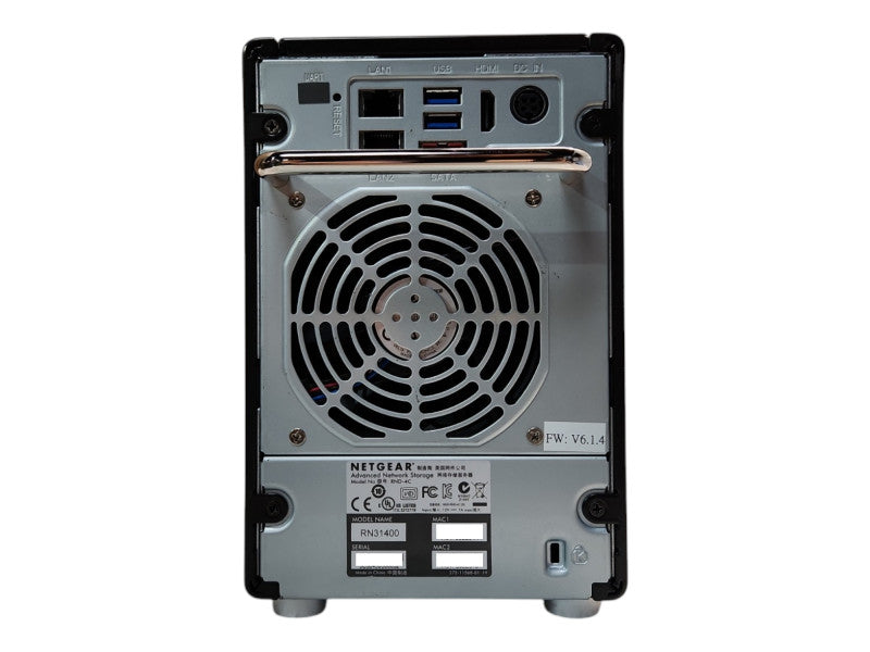 Netgear RN31400 4-Bays Advanced Network Storage, 4x 1TB HDDs, No AC Adapter