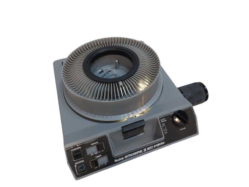 Kodak Ektagraphic 3 AMT Projector with Carosel & Lens  =