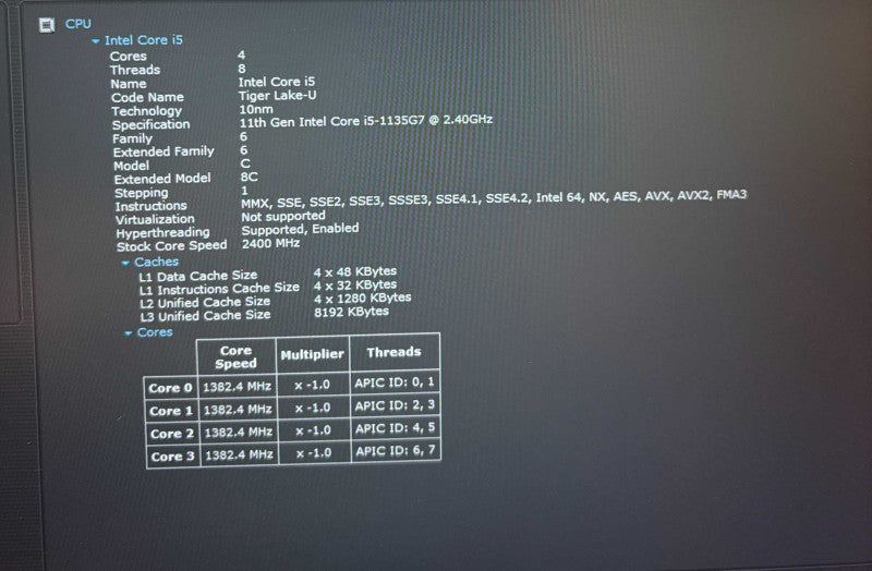Dell Latitude 5420 i5-1135 G7 16Gb RAM 256GB SSD No Power Adapter READ! Q Lap200