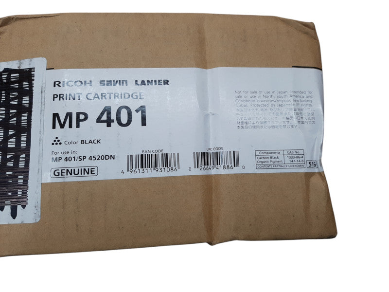 Ricoh Print Cartridge Black MP 401, M904-17