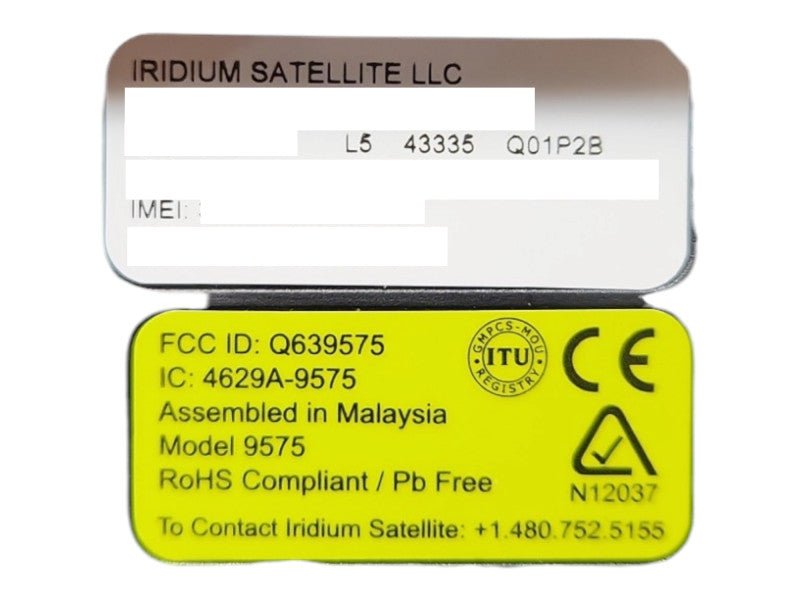 Iridium Extreme 9575 Push-To-Talk (PTT) Satellite Phone w/ Battery, READ