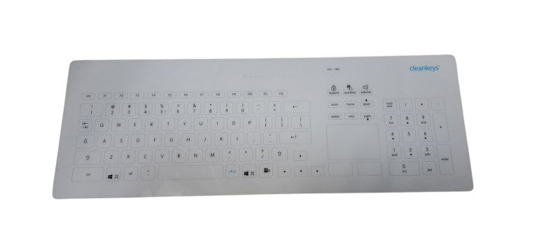 Cleankeys CK4 Capacitive Glass Keyboard USB Wired Model Q