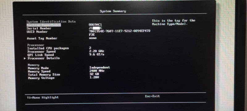 Lenovo System x3550 M5 1U, 2x Xeon E5-2650v4 2.2GHz, 32GB DDR4, 2x PSU, M1215 _