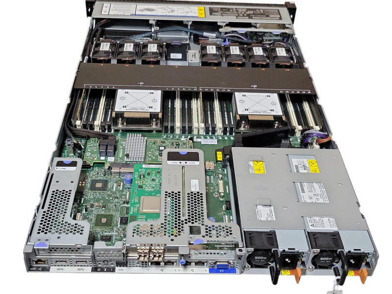Lenovo System x3550 M5 1U, 2x Xeon E5-2650v4 2.2GHz, 32GB DDR4, 2x PSU, M1215 _