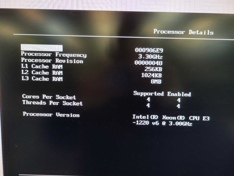 Lenovo System X 3250 M6 - Xeon E3-1220 v6 | 64GB RAM | NO HDD | 300W PSU %