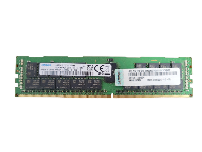 Samsung 32GB 2Rx4 PC4-2666V-RB2-12-MA0 Server Ram Q!