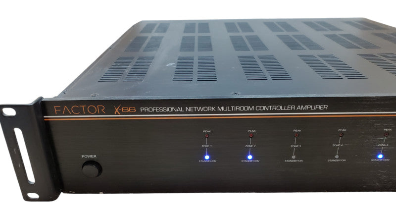 Factor X-66 Professional Network Multiroom Controller Amplifier | *READ*