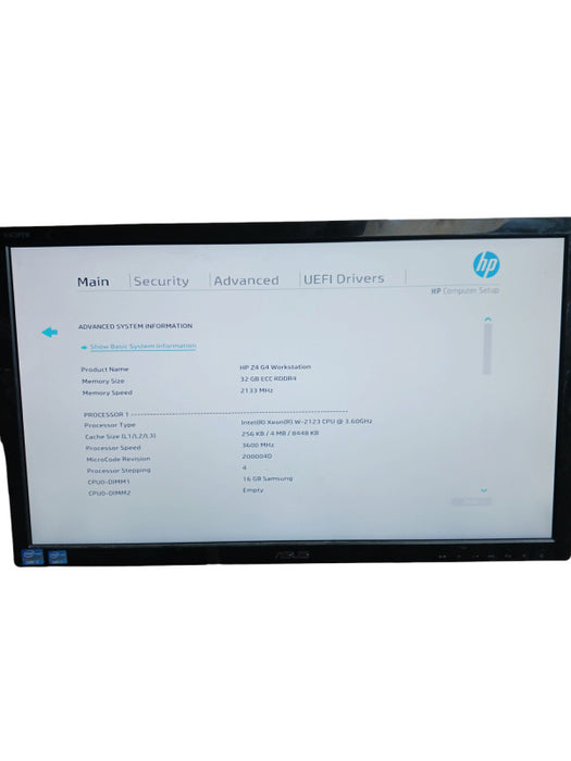 HP Z4 G4 Workstation Intel Xeon W-2123 32GB RAM Quadro K4000