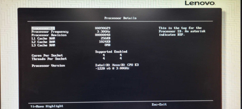 Lenovo System x3250 M6 1U, Xeon E3-1220v6 3.0GHz, 64GB DDR4, 1xPSU, READ _