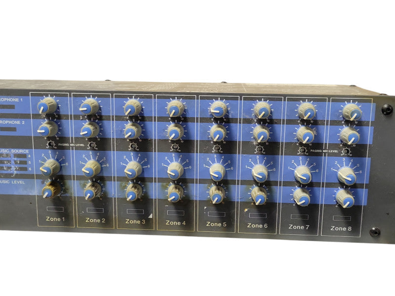 Cloud Electronics Z8ii 8 Eight Zone Venue Mixer 19" Rack Mountable 3U, READ _
