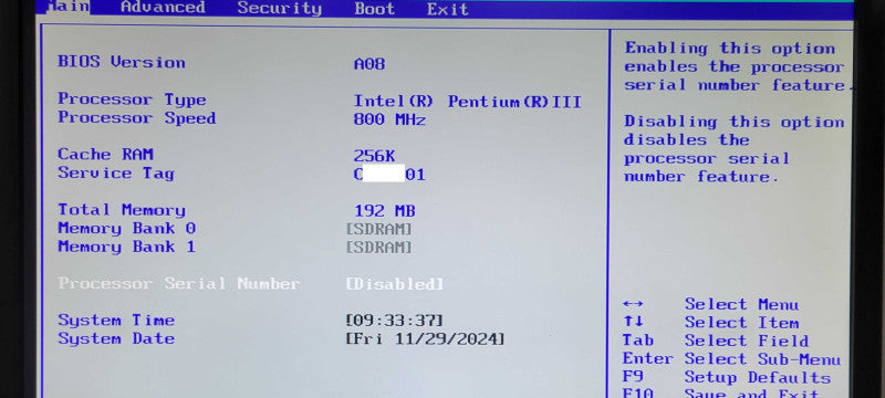 Dell Dimension L800r Intel Pentium III 800 MHz, 192MB RAM, No HDD _