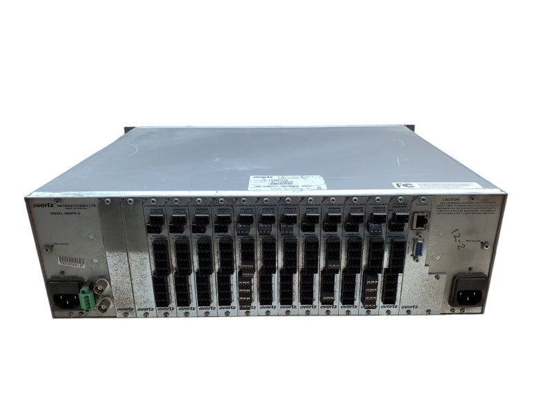 Evertz 7800FR-Q MultiFrame | with Cards | *READ*