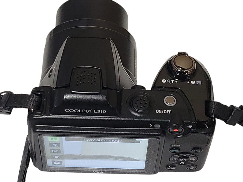 Nikon COOLPIX L310 Black Digital Camera Wide Zoom 14.1 MP, No SD Card _