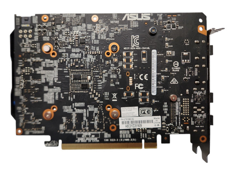 ASUS Nvidia GeForce GTX1060 3G GDDR5 PCIe Video Graphics Card