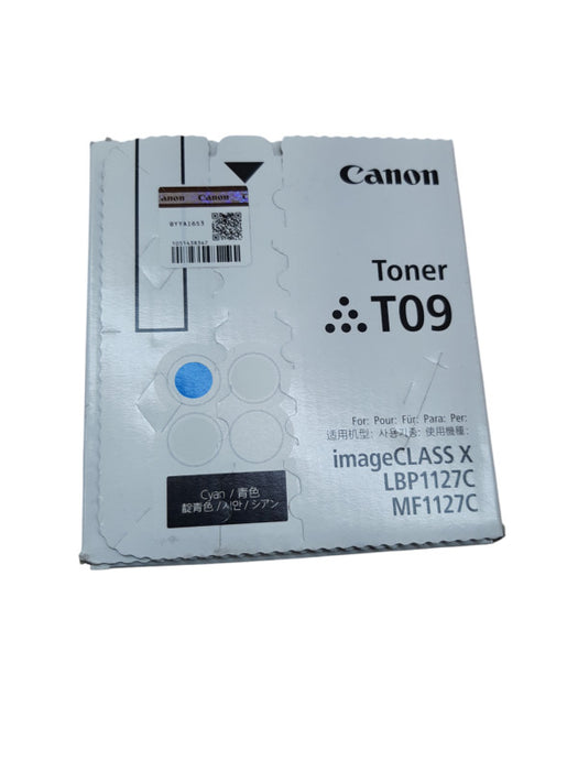 Genuine Canon 3019C005AA T09 Toner Cartridge Cyan LBP1127C MF1127C
