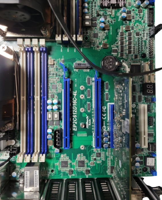 Custom/Asrock Server, 2x Xeon E5-2630v4 2.2GHz, 64GB DDR4, 650W PSU, 3.5" _