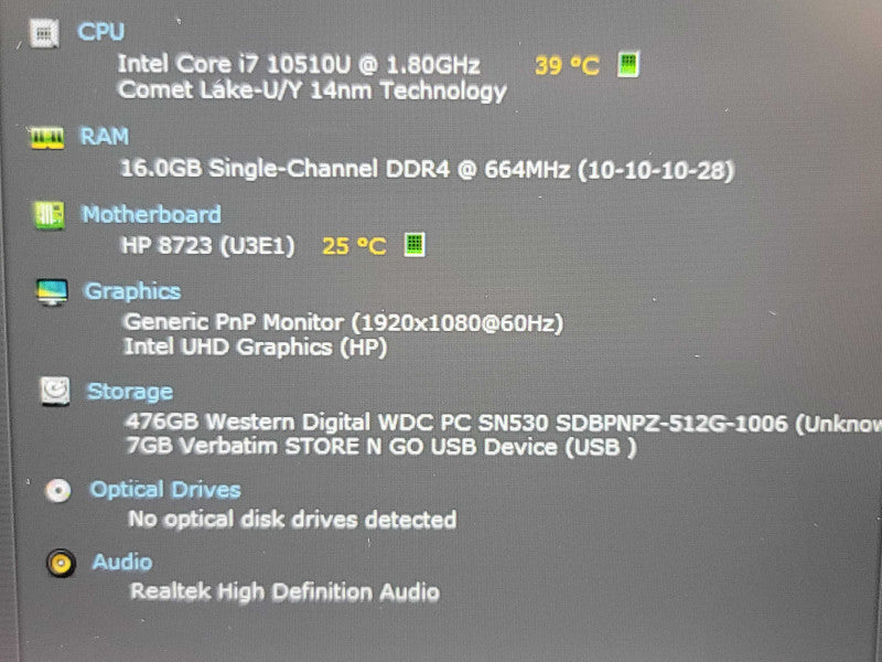 HP EliteBook 840 G7| i7-10510U| 16GB DDR4| 512GB SSD REAd β Lap200