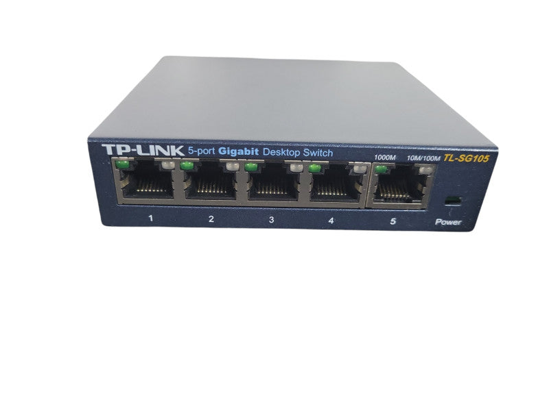 TP-LINK TL-SG105 5-Port Gigabit Desktop Switch 10/100/1000mbps  !