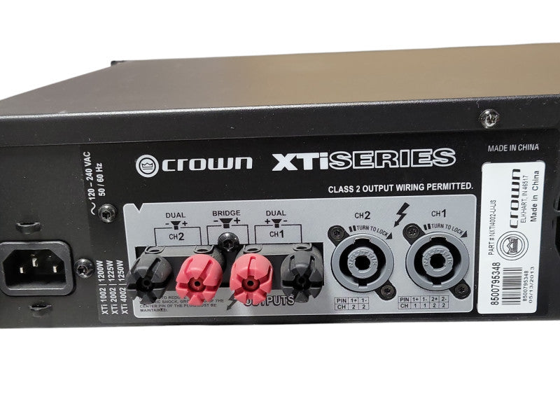 Crown XTi4002 2-Channel Power Amplifier, READ _