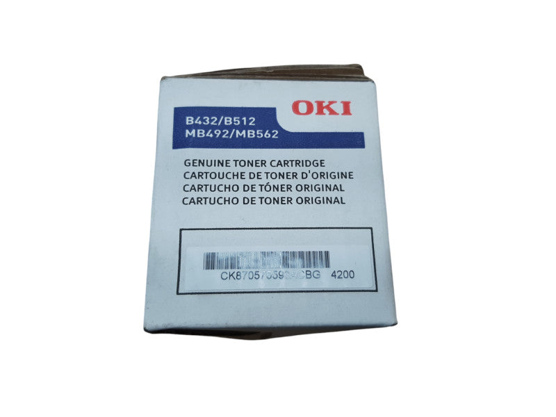 Genuine OKI Toner Cartridge 45807110 for B432/B512/MB492/MB562