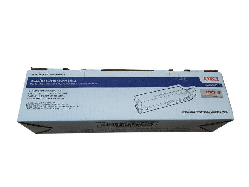 Genuine OKI Toner Cartridge 45807110 for B432/B512/MB492/MB562