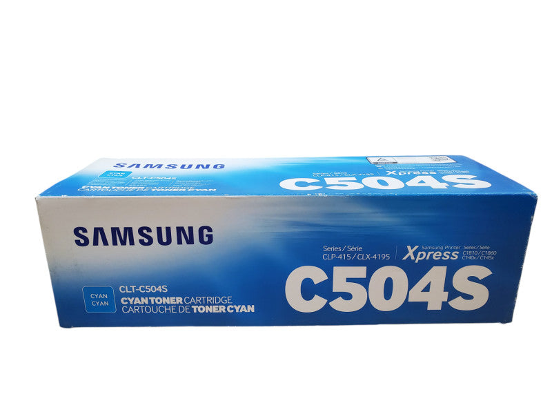 Samsung CLT-C504S Cyan Toner Cartridge | New