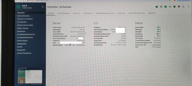 Hp DL380 G10 2U, 2x Silver 4110 2.10GHz, 32GB, P816i-a SR G10, 12x 2TB HDDs _