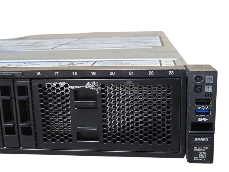 Lenovo ThinkSystem SR650, 2x Silver 4110 2.10GHz, 64GB, 930-16i 4GB, 4x 900GB _