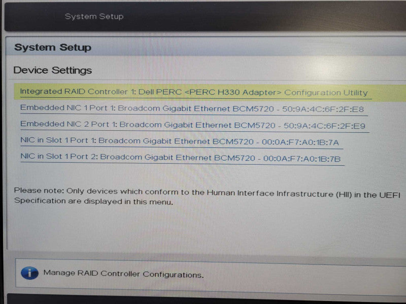 DELL PE OEMR XL R330 Intel Xeon E3-1270 v5 @ 3.60Ghz 16GB RAM H330 RAID !