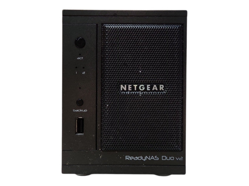 Netgear ReadyNAS Duo V2 RND2000 2-Bay NAS, 1x1TB HDD, 2x Caddies, No PSU