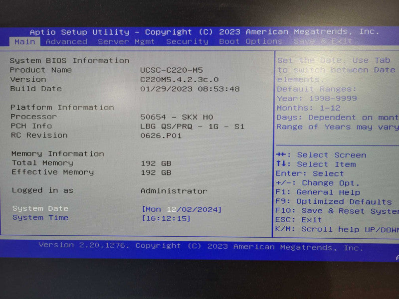 Cisco C220 M5, 2x Xeon Gold 6130 2.10GHz 192GB DDR4, LSI SAS 3516, 2.5" 2x PSU !