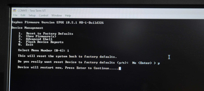 Sophos XG 310 rev.2 Security Firewall Appliance, READ _