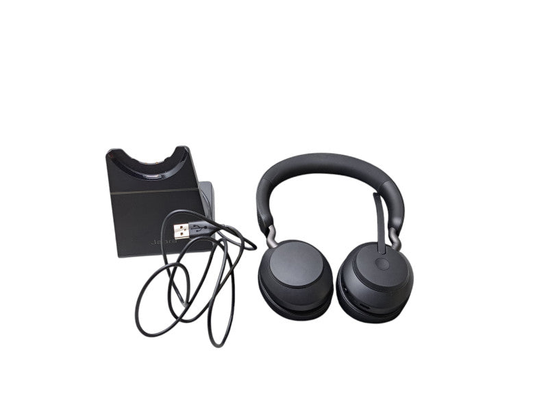 Jabra Evolve2 65 USB Type A Professional Headset with Charging Stand