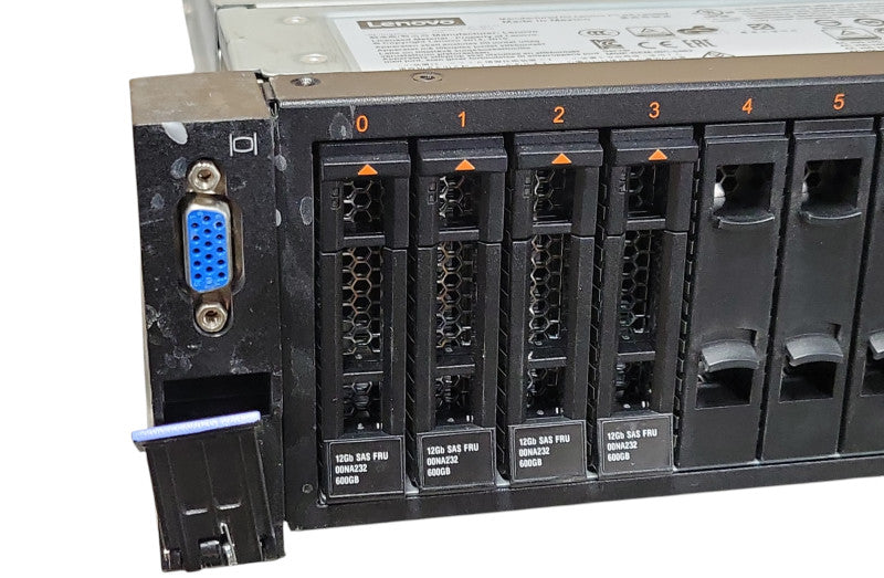 Lenovo System x3650 M5, 2x Xeon E5-2620v3 2.4GHz, 64GB, 4x 900GB HDDs, 2x PSU _