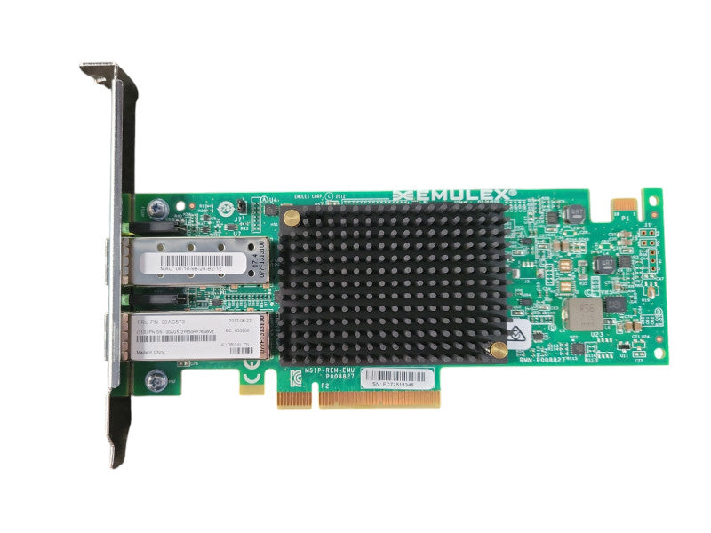 EMULEX P008827-41D 10GB DUAL-PORT SFP+ PCI-E NETWORK ADAPTER IBM Lenovo !