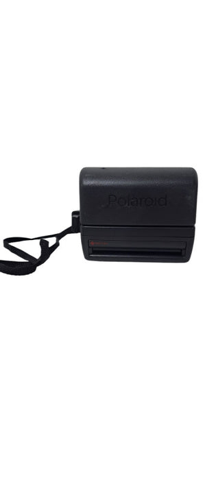 Polaroid 600 One Step Close Up Built-In Flash Film Instant Camera With Strap