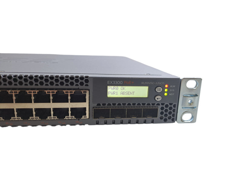Juniper EX3300-48P Rev C | 48-Port Gigabit PoE+ Network Switch | 4x 10G SFP+