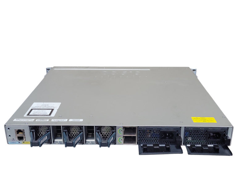 Cisco WS-C3850-48F-S 48-Port Gigabit PoE+ Switch, 2x 350W PSU, C3850-NM-4-1G _