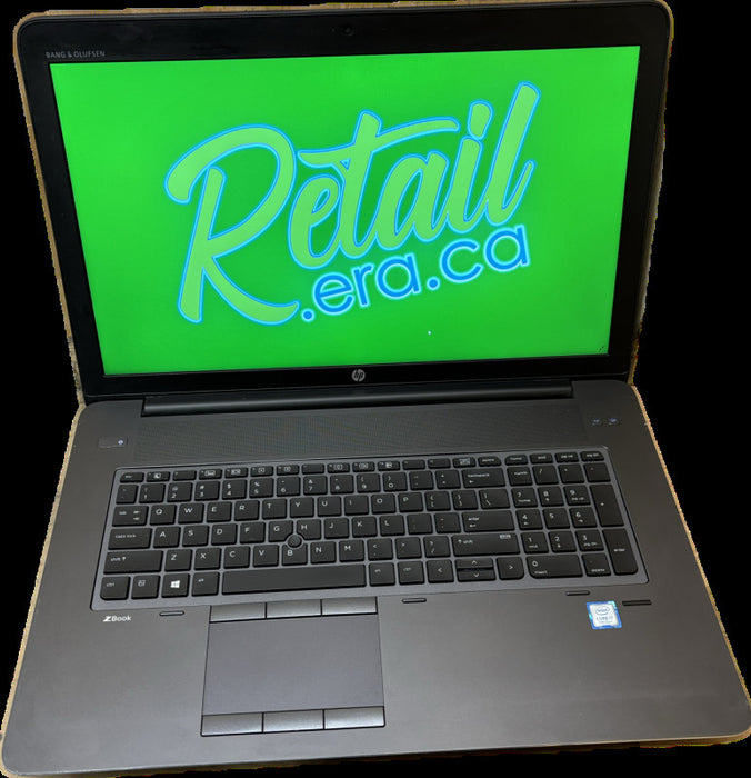 HP ZBook 17 G4 i7-7820HQ@2.9GHz Intel HD 630 GPU 32GB RAM 512GB SSD  Lap200