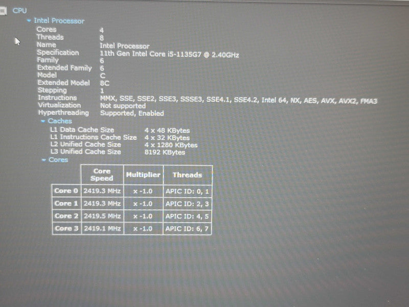 Lenovo ThinkPad E15 Gen 2| i5-1135G7| 16GB DDR4| 256GB SSD read Qβ Lap200