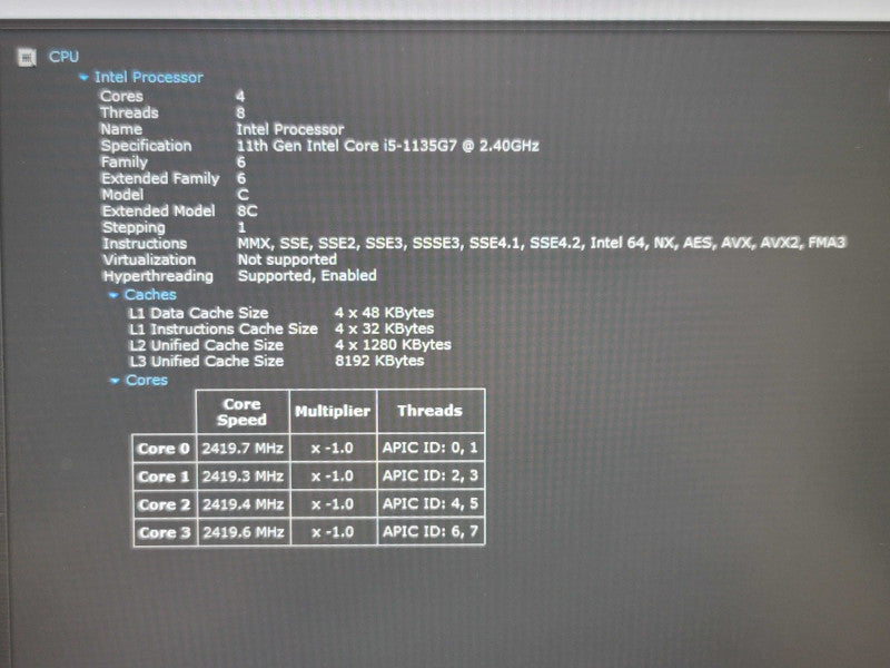 HP ProBook 440 G8| i5-1135G7| 16GB DDR4| 256GB SSD NO BAT READ β Lap200