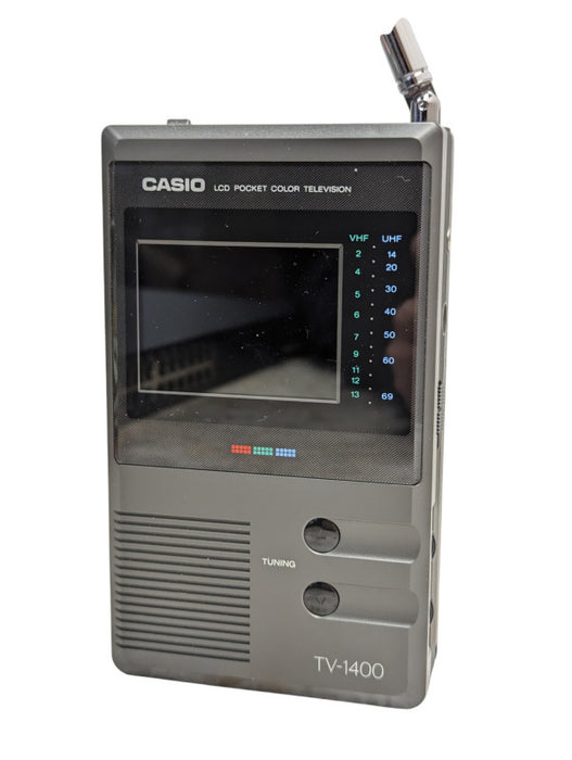 CASIO TV-1400 LCD Portable Color Television Please READ  -