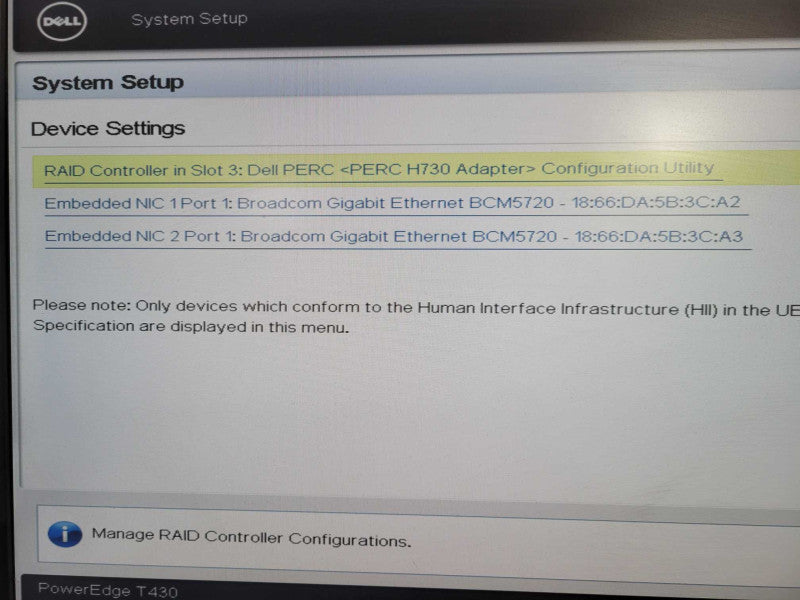Dell PowerEdge T430 | 1x Xeon E5-2623 v4 | 32GB DDR4 | 8x 3.5" | PERC H730 !