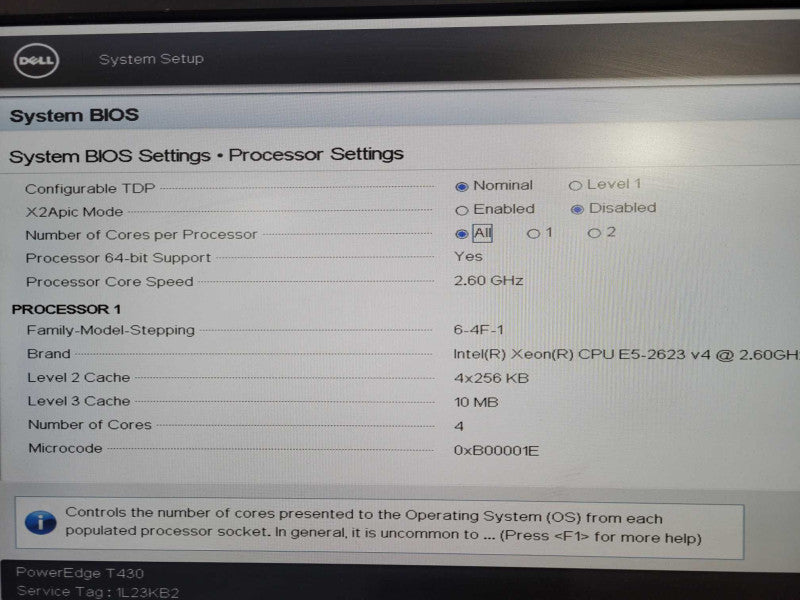 Dell PowerEdge T430 | 1x Xeon E5-2623 v4 | 32GB DDR4 | 8x 3.5" | PERC H730 !
